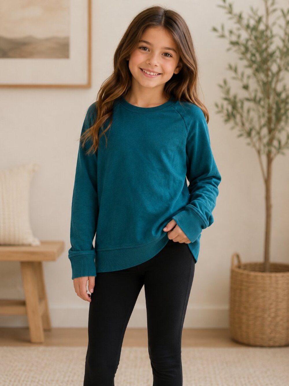 Athleta Girl Crossover Hem Longsleeve